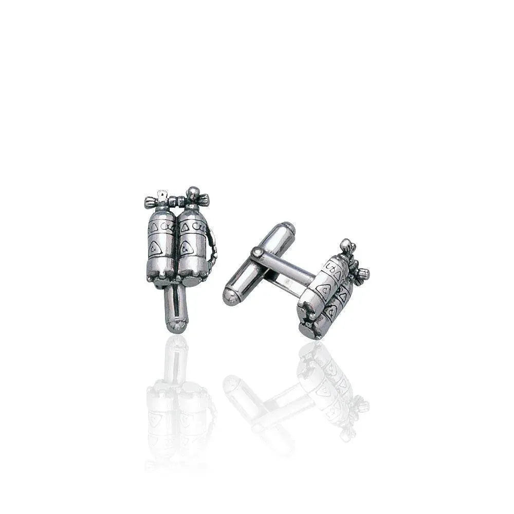 Explore Style: Dive Air Tank Cufflinks for the Adventurous Spirit