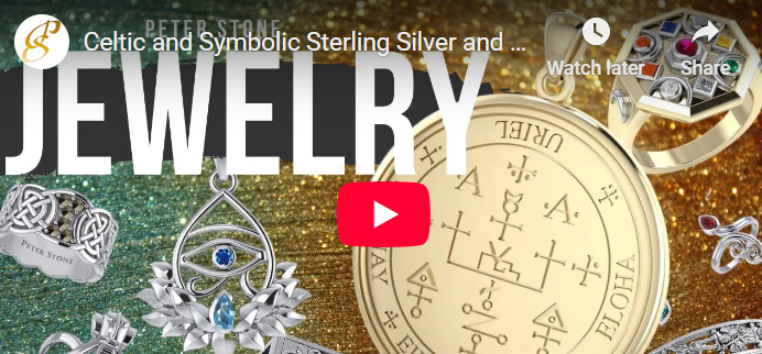 Celtic and Symbolic Sterling Silver and Gold Jewelry - Peter Stone Jewelry