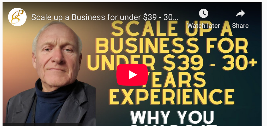 Scale Your Business Under $39: 30+ Years Experience