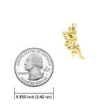 Enchanted Fairy Solid Yellow Gold Charm GCM637 - Jewelry