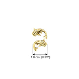 Whale Shark Solid Gold Post Earrings GER2214