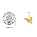 Shark Tooth Solid Gold Pendant GJP031