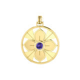 Symbol Of Femininity Solid Yellow Gold Pendant by Sibylle Grummes GPD1240
