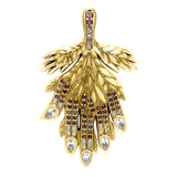 Hold my precious hand Dali-inspired Solid Yellow Gold Jewelry Pendant GPD2649