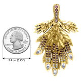 Hold my precious hand Dali-inspired Solid Yellow Gold Jewelry Pendant GPD2649