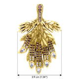 Hold my precious hand Dali-inspired Solid Yellow Gold Jewelry Pendant GPD2649