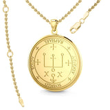 Sigil of the Archangel Raphael Solid Gold Pendant GPD2820 - Jewelry