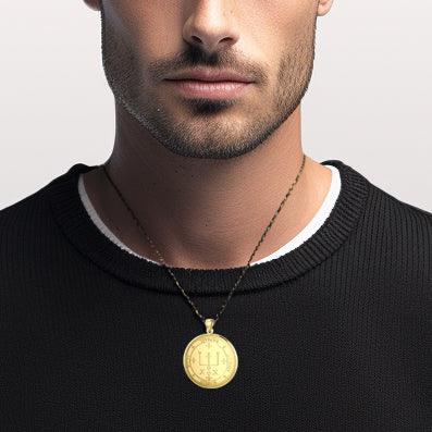 Sigil of the Archangel Raphael Solid Gold Pendant GPD2820 - Jewelry