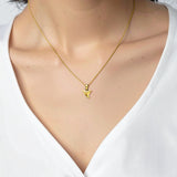 Small Shark Tooth Solid Gold Pendant GPD3784