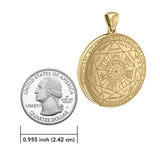 Experience Divine Guidance: The Seven Archangels Solid Gold Pendant - GPD5154 | Embrace Heavenly Protection and Spiritual Connection - Jewelry