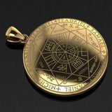 Experience Divine Guidance: The Seven Archangels Solid Gold Pendant - GPD5154 | Embrace Heavenly Protection and Spiritual Connection - Jewelry