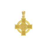 Celtic Cross Solid Gold Pendant GPD6018