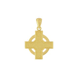 Celtic Cross Solid Gold Pendant GPD6018