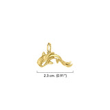 Marine Harmony Whale Shark Solid Gold Pendant GPD6224
