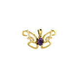 Peter Stone Identity Butterfly Solid Gold Pendant with Gemstone GPD6428