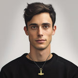 Thor’s Hammer, a powerful amulet ~ 14 Karat Solid Gold Pendant GPD677 - Jewelry