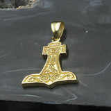 Unleash Your Inner Strength: Thor's Hammer Solid Gold Pendant - GPD864 | Embrace the Power of the Mighty Norse God - Jewelry