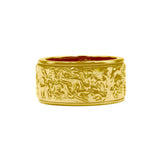 The Steve Miller Cernunnos Solid Yellow Gold Spinner Ring GRI2387 - Jewelry