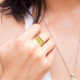 The Steve Miller Cernunnos Solid Yellow Gold Spinner Ring GRI2387 - Jewelry