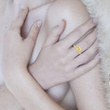 Celtic Heart Solid Gold Ring GRI2390 - Jewelry