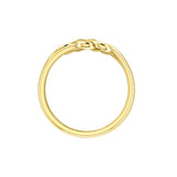 Double Celtic Heart Solid Gold Ring GRI2391 - Jewelry