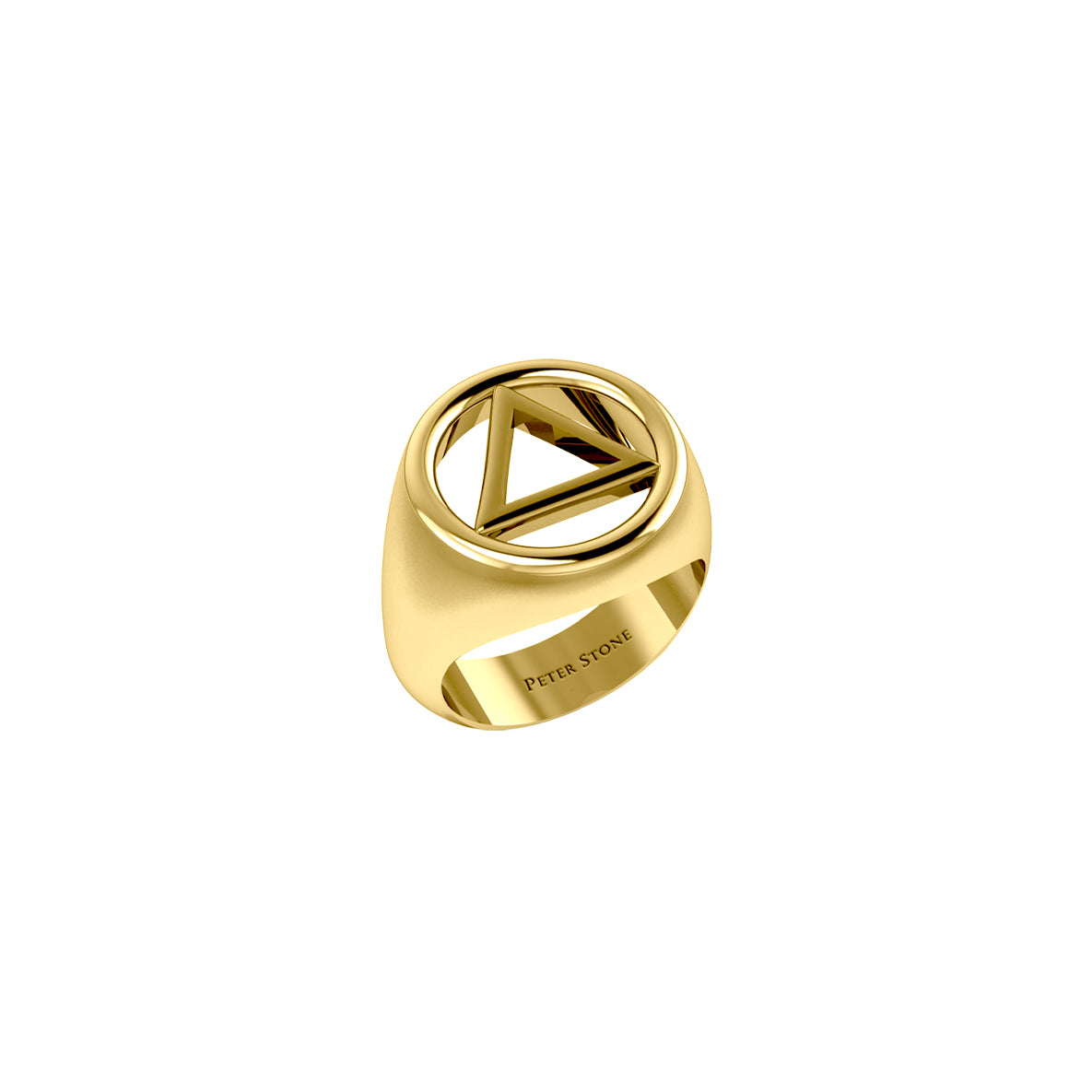 Recovery Solid Yellow Gold Ring GRI2395