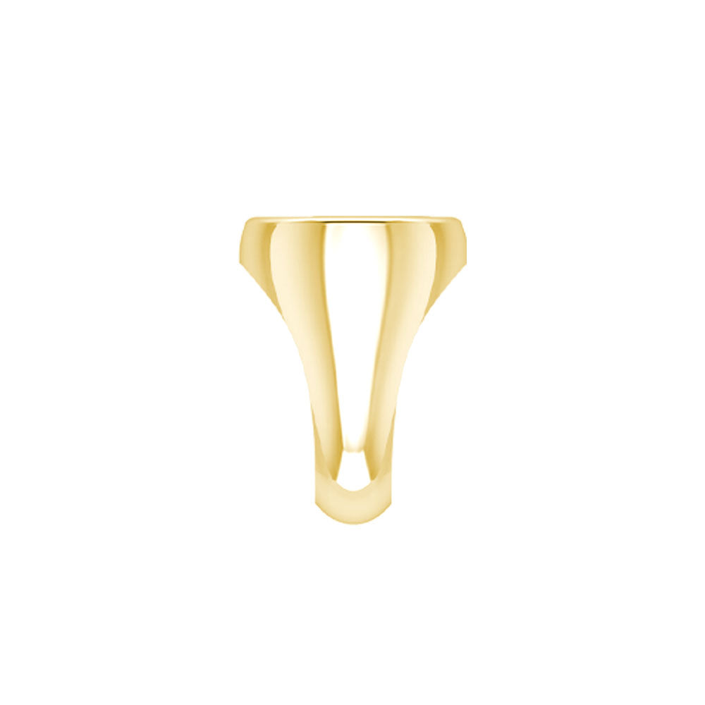 Recovery Solid Yellow Gold Ring with Stone GRI2396