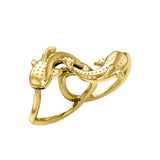 Marine Harmony Solid Yellow Gold Whale Sharks Puzzle Ring by Peter Stone GRI2471 - Jewelry