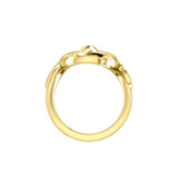 Marine Harmony Solid Yellow Gold Whale Sharks Puzzle Ring by Peter Stone GRI2471 - Jewelry