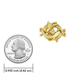 Marine Harmony Solid Yellow Gold Whale Sharks Puzzle Ring by Peter Stone GRI2471 - Jewelry