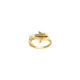 Small Whale Shark Solid Gold Ring GRI2501