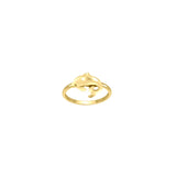 Dolphin Solid Gold Ring GRI2502