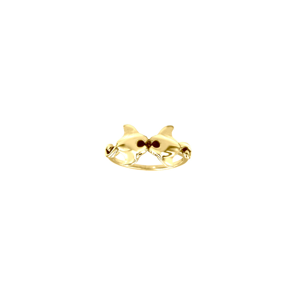 Hammerhead Shark Solid Gold Ring GRI2504