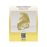 Honor The Flying Phoenix ~ Solid Gold Ring GRI2583