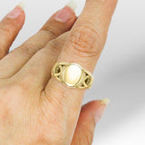 Danu Solid Gold Celtic Knotwork Ring GRI601 - Jewelry