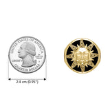 Celtic Sun Solid Yellow Gold Ring GRI632