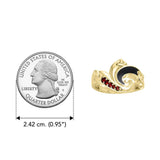 Endless and Modern ~ Celtic Triskele Solid Gold Ring GRI636 - Jewelry