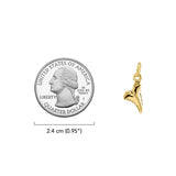 Shark Tooth Solid Gold Charm GTC491