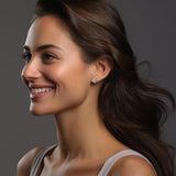 Silver Turtle Post Earrings JE206 - Jewelry