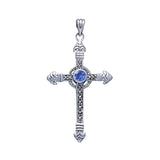 Celtic Cross Sterling Silver & Marcasite Pendant JP030