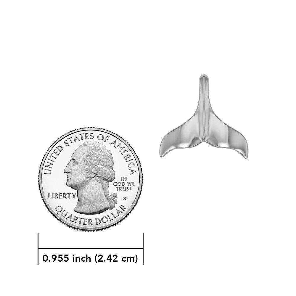 Whales tail Sterling Silver Pendant Chain and Earrings Box Set SET038 - Jewelry