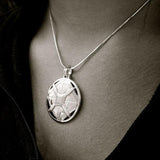 Protection and Growth Silver and Gold Accent Pendant MPD1241 - Jewelry