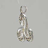Celtic Triskele Sterling Silver and 18K Gold Accent Pendant MPD1818