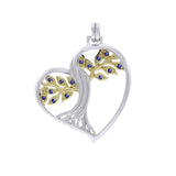 Tree of Life Silver and 14K Gold Accent Pendant  MPD3880