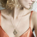 The Celtic Cross Triskele Solid 14K White Yellow and Pink Gold pendant RTP477 - Jewelry