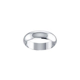 Wedding Smooth Sterling Silver Band Ring SM158
