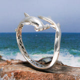 Hammerhead Shark Silver Cuff Bracelet with open lock TBA221 - Jewelry