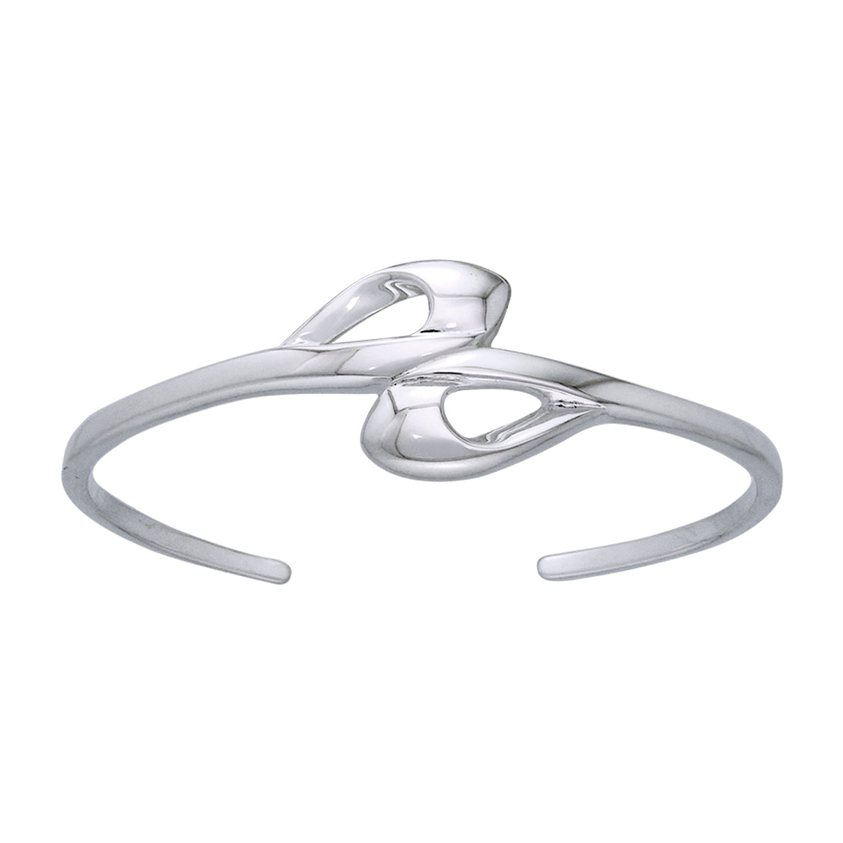 Sterling Silver Elegance Bangle TBA081