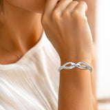 Sterling Silver Elegance Bangle TBA082