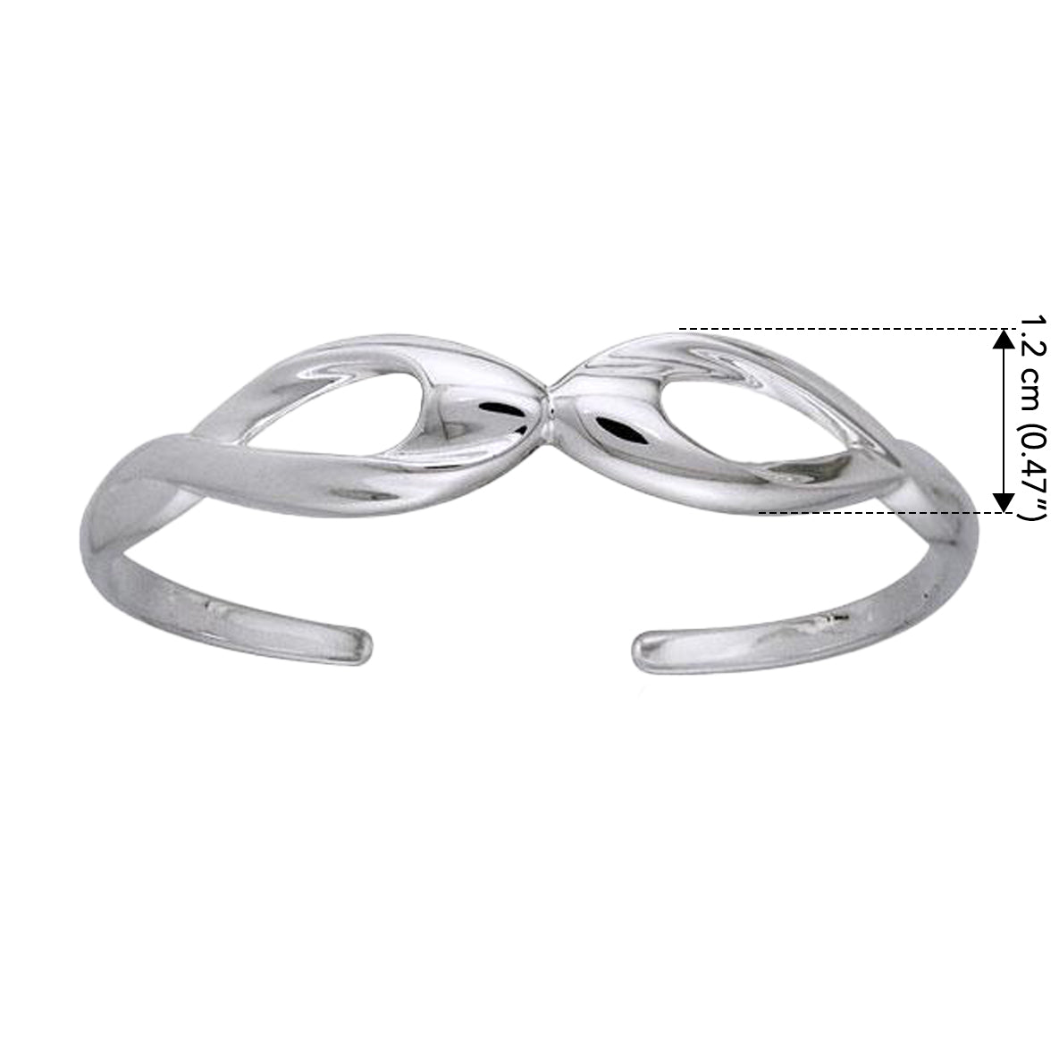 Sterling Silver Elegance Bangle TBA082